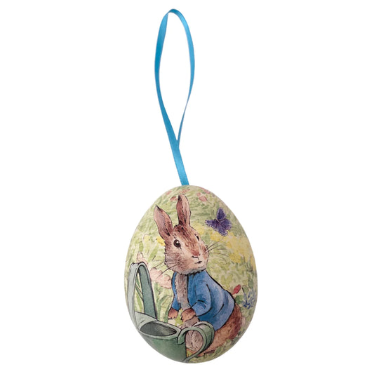 oeufs de Pierre lapin ; fond Jaune