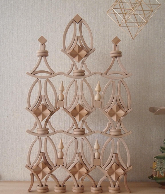 Abel bloque 72 piéces jeu de construction en bois