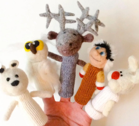 Marionnettes à doigts Animaux de Groenland