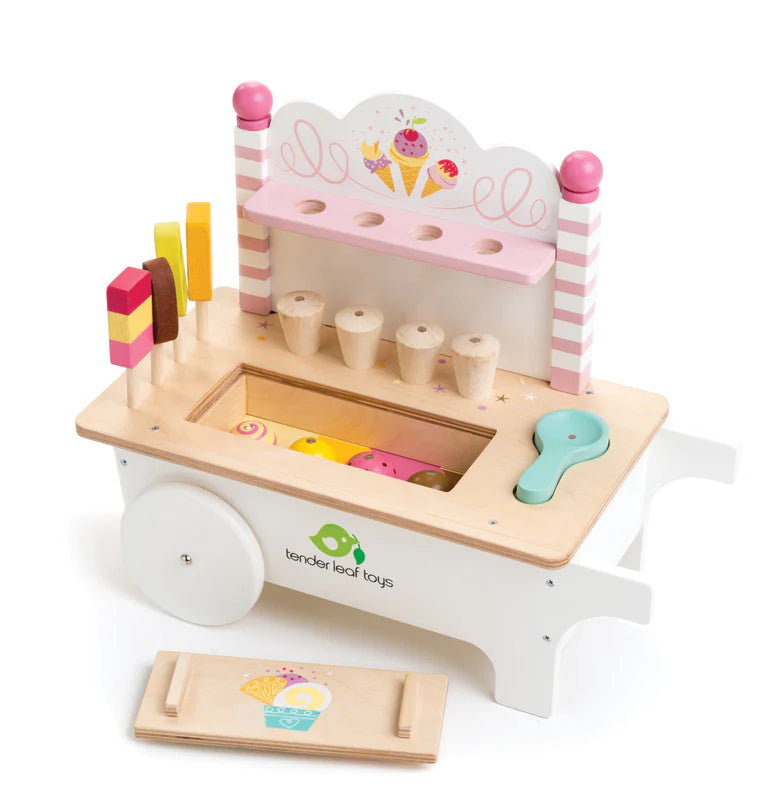 Chariot de crème glacée