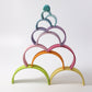 Grand arc-en-ciel pastel