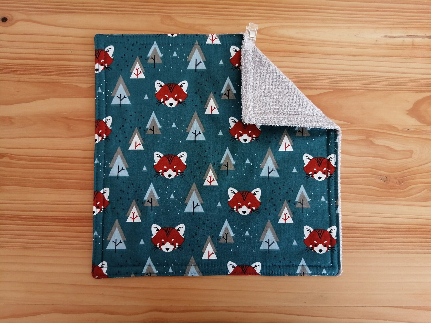 Serviette de table enfants doublée éponge bambou