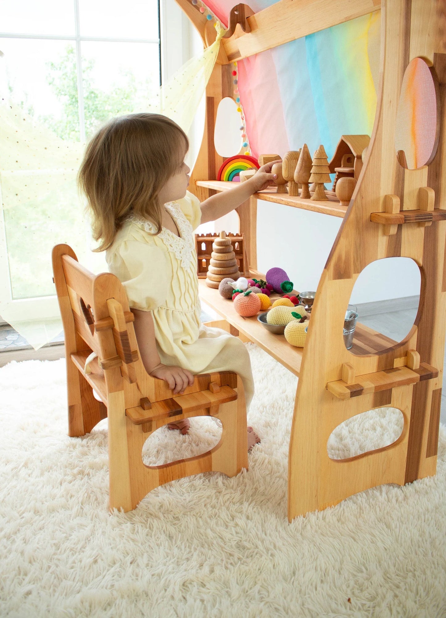 Playtent Étagère en bois playhouse