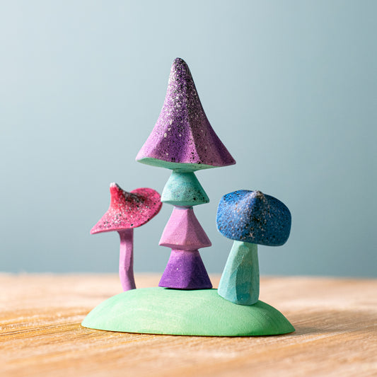 Ensemble de champignons magiques