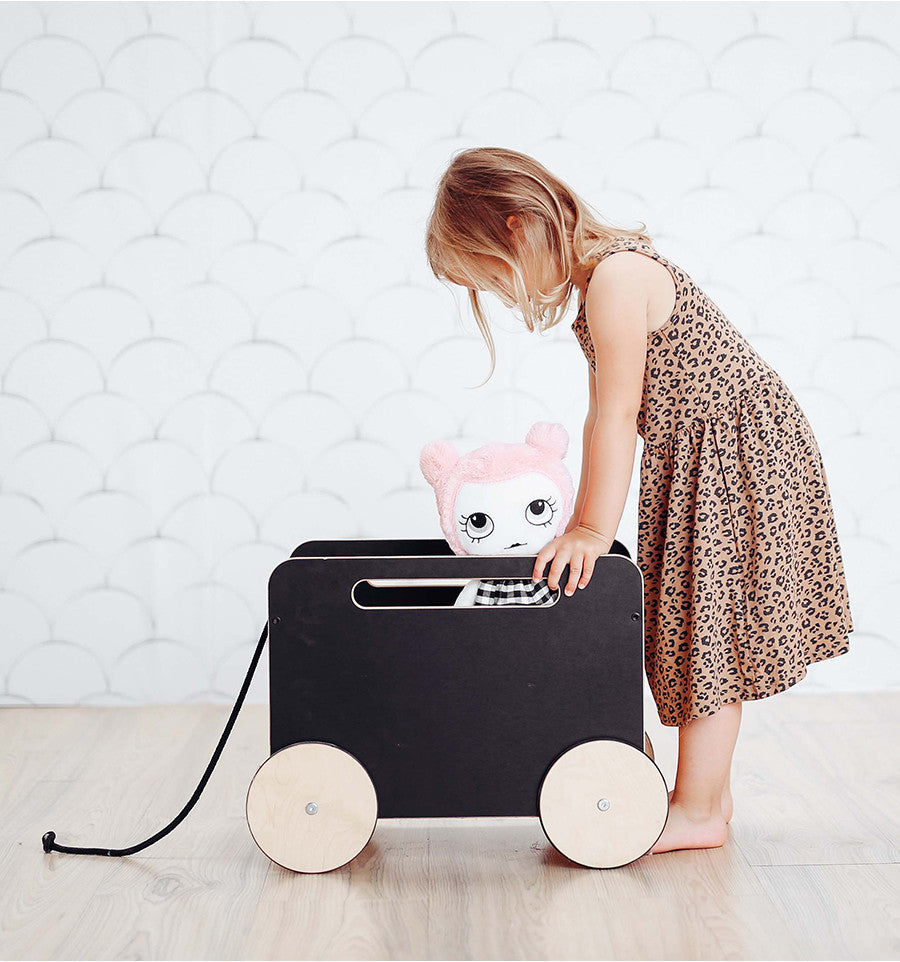 COFFRE A JOUETS SUR ROUES