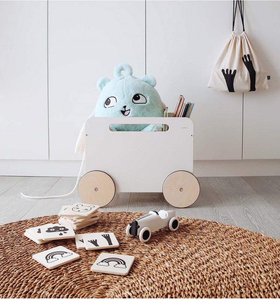 COFFRE A JOUETS SUR ROUES